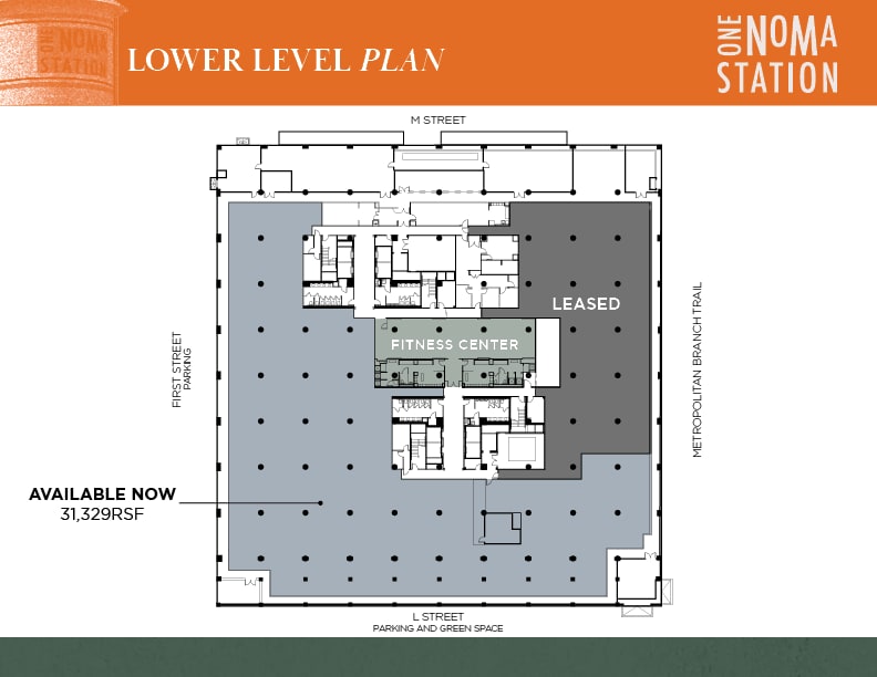 131 M St NE, Washington, DC à louer Plan d’étage– Image 1 sur 1
