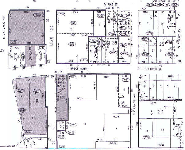 122 W Pine St, Orlando, FL à louer - Plan cadastral – Image 2 sur 15