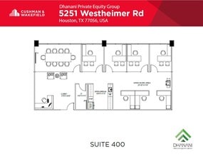 5251 Westheimer Rd, Houston, TX à louer Plan d’étage– Image 1 sur 1
