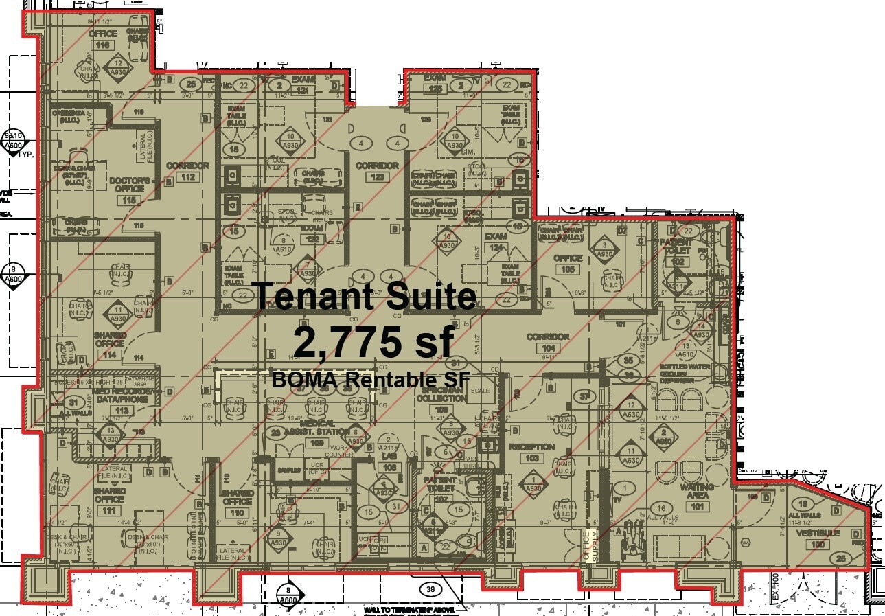 3571 W Wheatland Rd, Dallas, TX à louer Plan d’étage– Image 1 sur 1