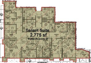 3571 W Wheatland Rd, Dallas, TX à louer Plan d’étage– Image 1 sur 1