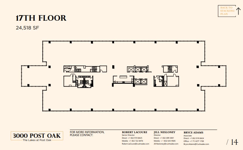 3000 Post Oak Blvd, Houston, TX à louer Plan d’étage– Image 1 sur 1
