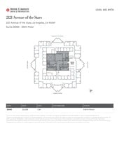 2121 Avenue of the Stars, Century City, CA à louer Plan de site– Image 1 sur 1