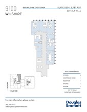 9100 Wilshire Blvd, Beverly Hills, CA à louer Plan d’étage– Image 1 sur 1