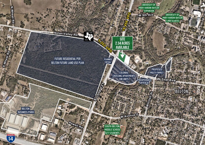 Loop 121 & 2nd Ave, Belton, TX à vendre - Photo principale – Image 1 sur 2