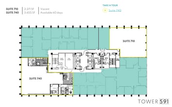 591 Camino de la Reina, San Diego, CA à louer Plan d’étage– Image 1 sur 1