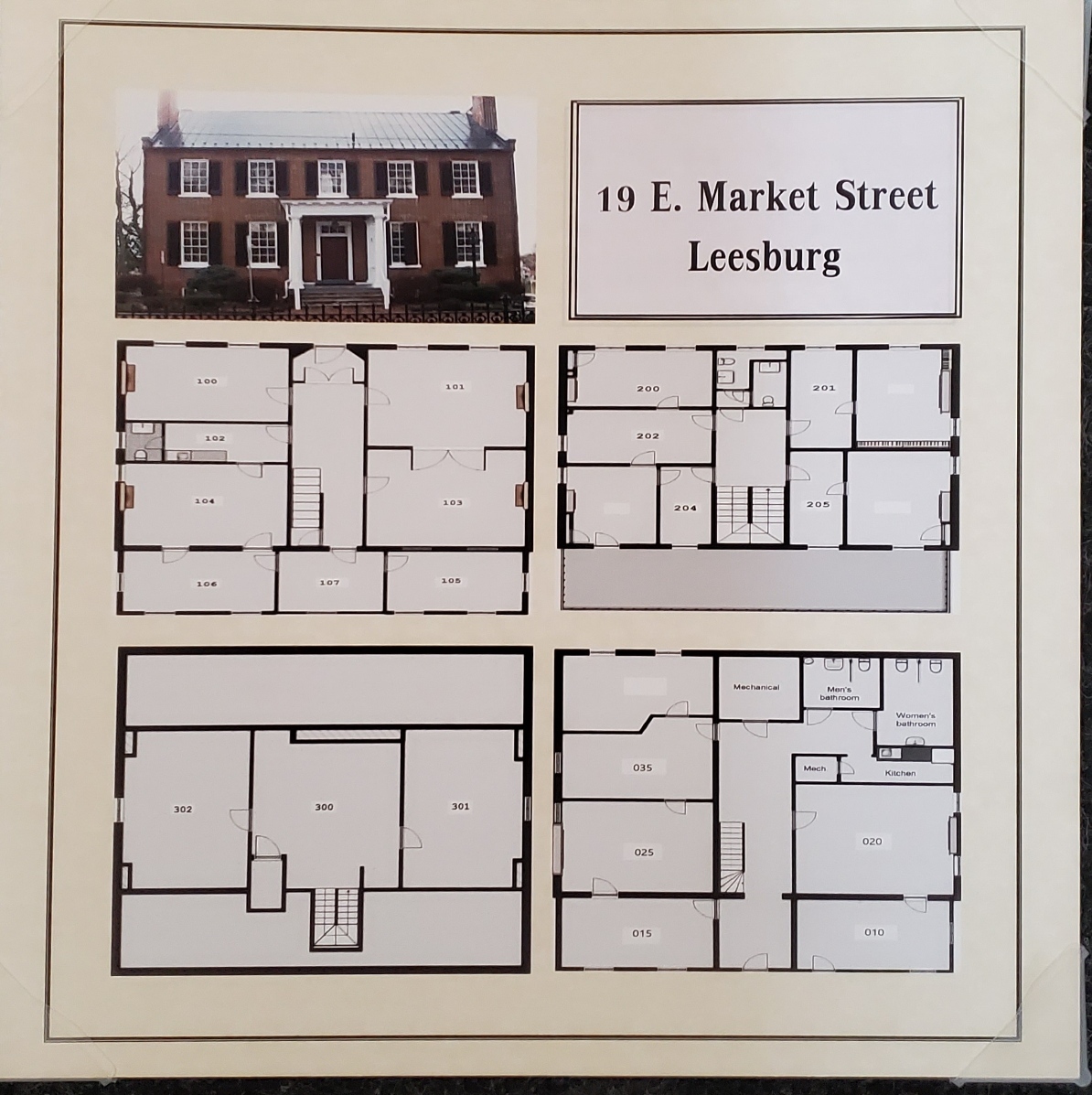 19 E Market St, Leesburg, VA à louer Plan d’étage– Image 1 sur 10