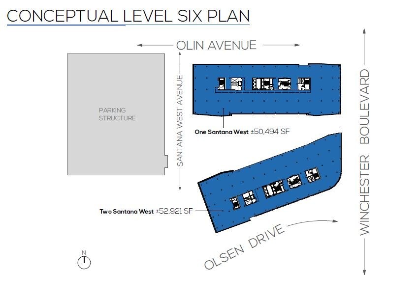 3161 Olsen Dr, San Jose, CA à louer Plan d’étage– Image 1 sur 1