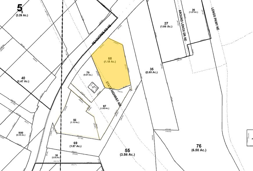 3353 Peachtree Rd NE, Atlanta, GA à louer - Plan cadastral – Image 2 sur 14