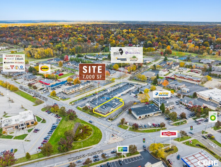 25 Ghent Rd, Fairlawn, OH à louer - Aérien – Image 2 sur 4