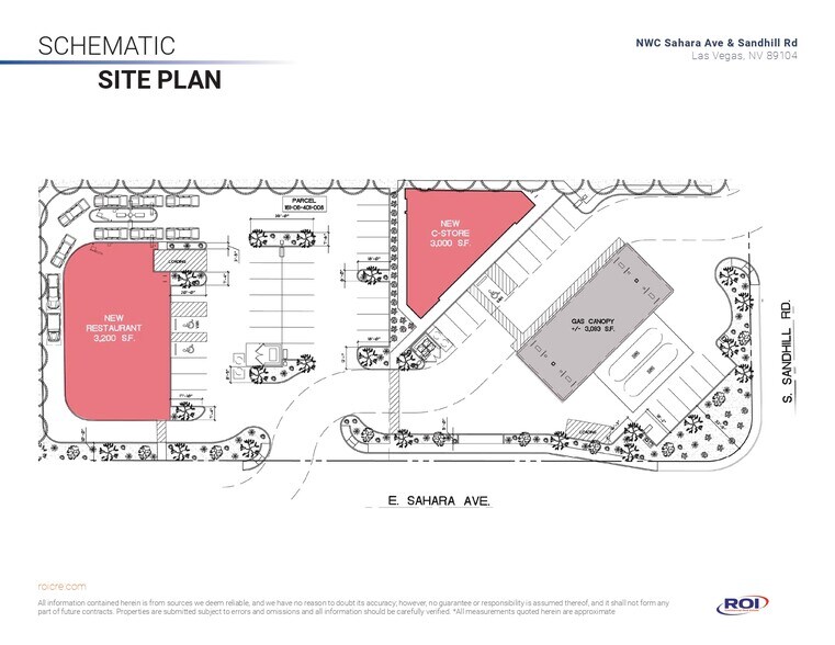 E Sahara Ave, Las Vegas, NV à louer - Plan de site – Image 2 sur 2