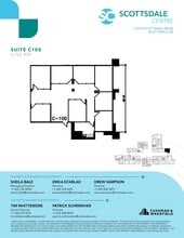 7373 N Scottsdale Rd, Scottsdale, AZ à louer Plan d’étage– Image 1 sur 1