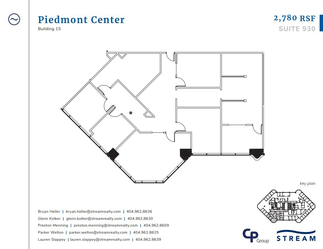 3495 Piedmont Rd NE, Atlanta, GA à louer Plan d’étage– Image 1 sur 1