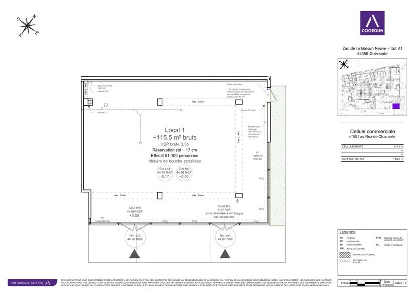 Local commercial dans Guérande à vendre - Plan d’étage – Image 3 sur 3