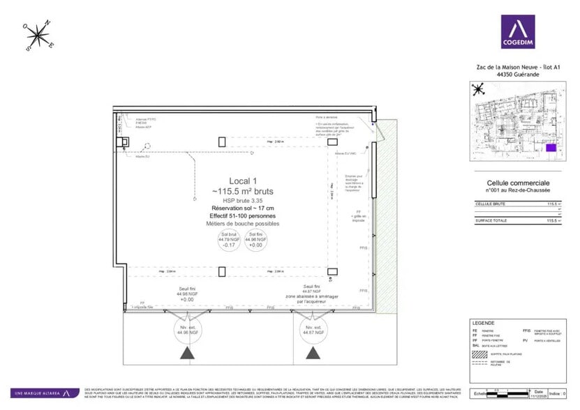 Local commercial dans Guérande à vendre - Plan d’étage – Image 3 sur 3