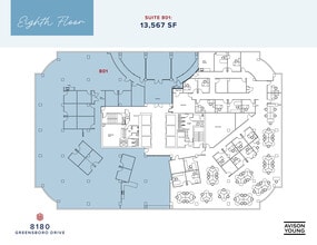 8180-8200 Greensboro Dr, McLean, VA à louer Plan d’étage– Image 1 sur 1