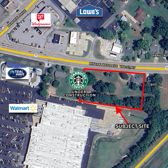 1300 Mineral Wells ave, Paris, TN à louer - Photo principale – Image 1 sur 1
