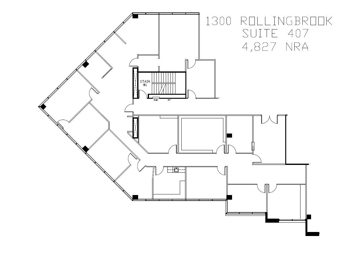 1300 Rollingbrook Dr, Baytown, TX à louer Plan d’étage– Image 1 sur 1