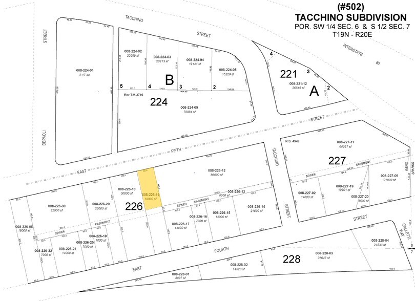 2556 E. 5th St., Reno, NV à louer - Plan cadastral – Image 3 sur 5