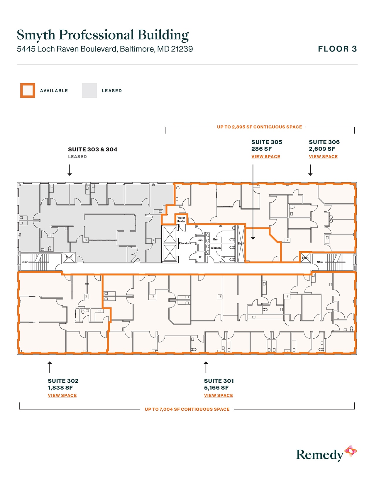 5445-5601 Loch Raven Blvd, Baltimore, MD à louer Plan d’étage– Image 1 sur 1