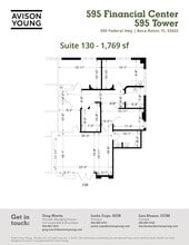 595 S Federal Hwy, Boca Raton, FL à louer Plan d’étage– Image 1 sur 1