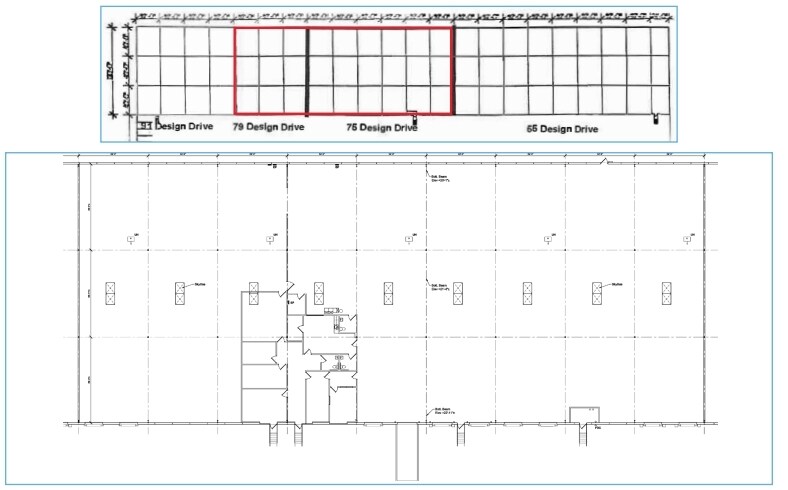 75-79 Design Dr, North Kansas City, MO à louer - Plan cadastral – Image 2 sur 2