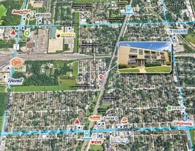14130-14132 S Atlantic Ave, Riverdale, IL - VUE AÉRIENNE  vue de carte