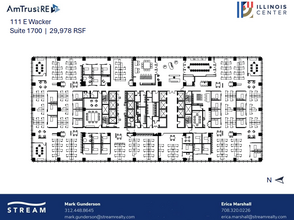 111 E Wacker Dr, Chicago, IL à louer Plan d’étage– Image 1 sur 1