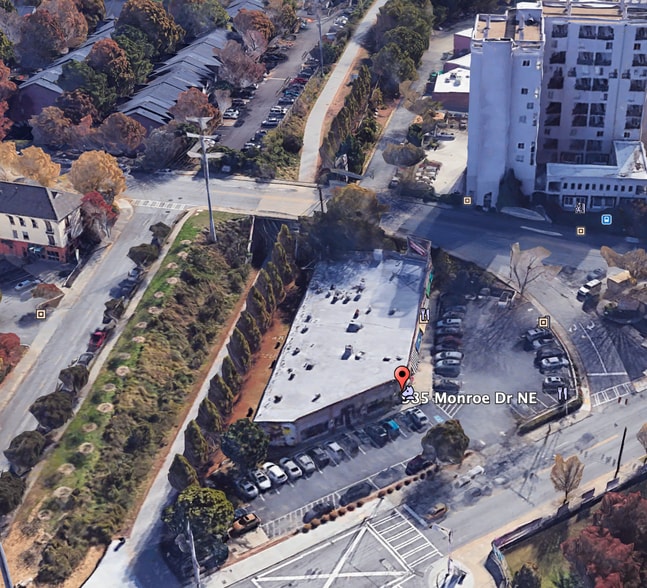 985 Monroe Dr NE, Atlanta, GA à louer - Aérien – Image 3 sur 6