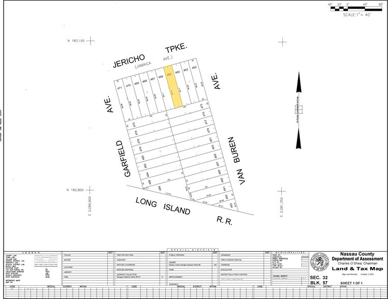 102-114 Jericho Tpke, Floral Park, NY à louer - Plan cadastral – Image 3 sur 21