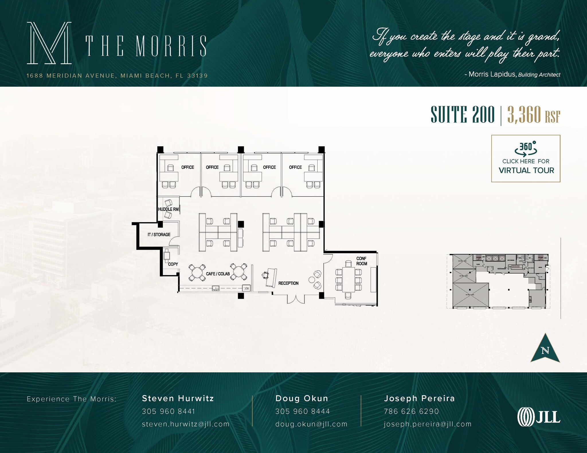 1688 Meridian Ave, Miami Beach, FL à louer Plan d’étage– Image 1 sur 1