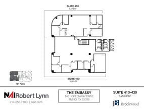 1431 Greenway Dr, Irving, TX à louer Plan d’étage– Image 2 sur 2