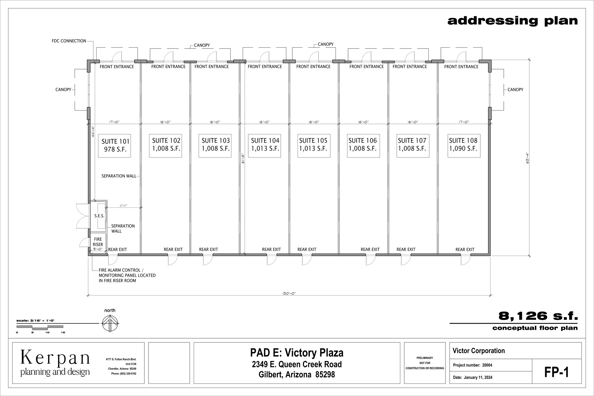 2343 E Queen Creek, Gilbert, AZ à louer Plan de site– Image 1 sur 3