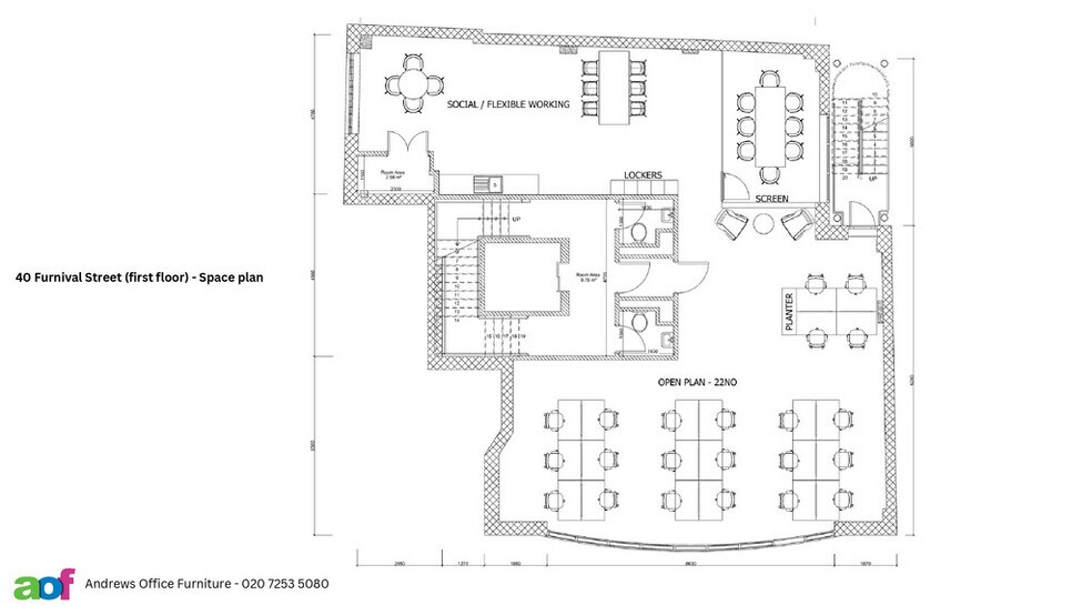 40-41 Furnival St, Londres à louer - Plan d’étage – Image 1 sur 15