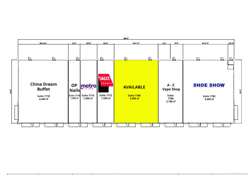 1700-1716 S 1st St, Chickasha, OK à louer - Plan de site – Image 2 sur 2