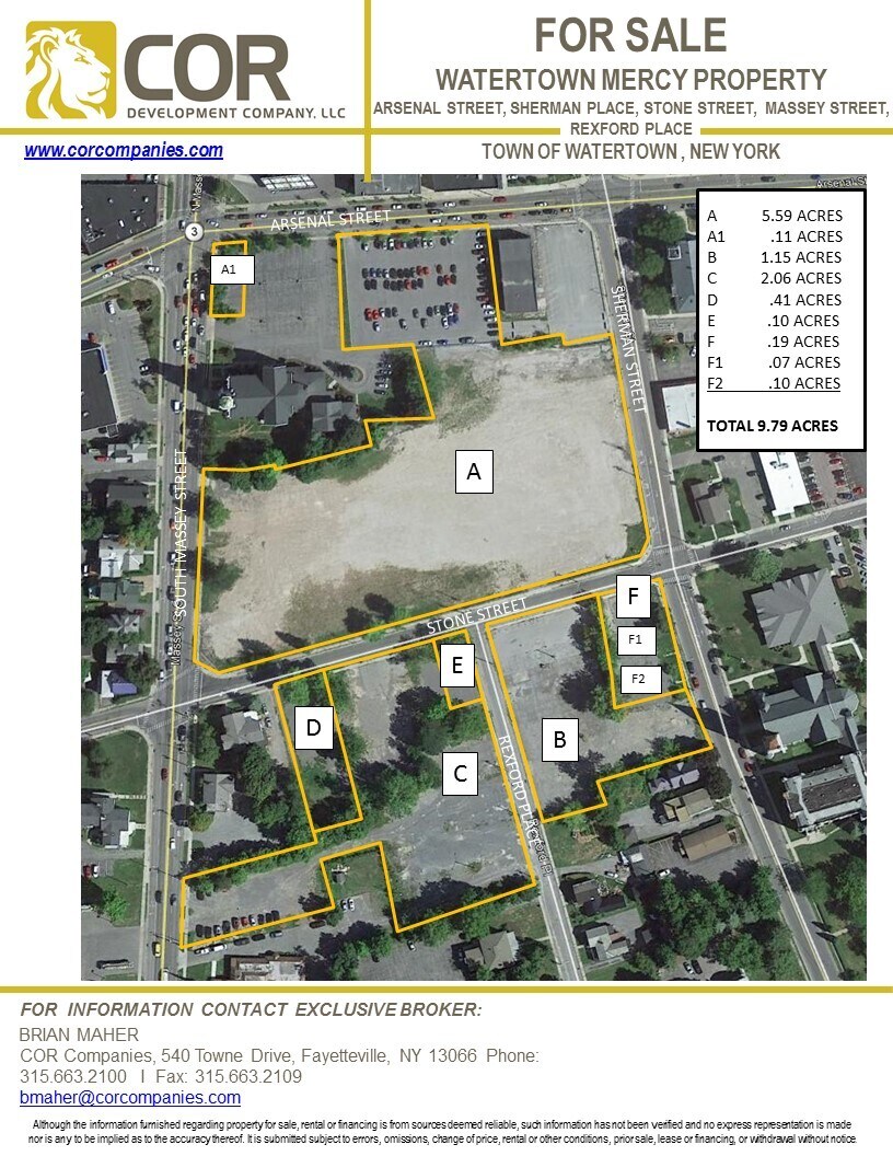253 Arsenal St, Watertown, NY à vendre Aérien– Image 1 sur 2