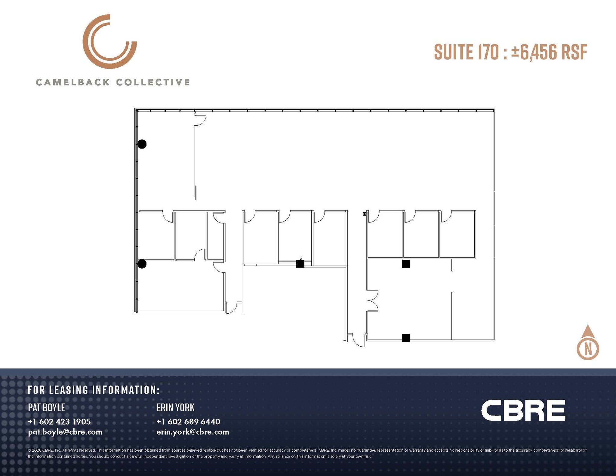 2801 E Camelback Rd, Phoenix, AZ à louer Plan d’étage– Image 1 sur 1