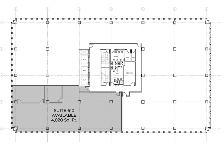 50 Queen St N, Kitchener, ON à louer Plan d’étage– Image 1 sur 1