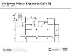 270 Sylvan Ave, Englewood Cliffs, NJ à louer Plan d’étage– Image 1 sur 1