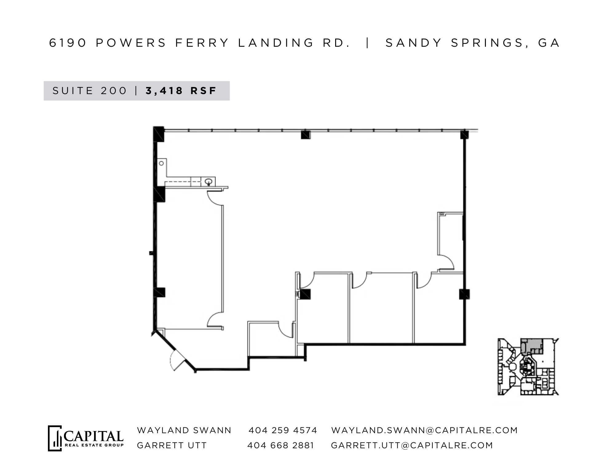 6190 Powers Ferry Landing Rd, Atlanta, GA à louer Plan d’étage– Image 1 sur 1