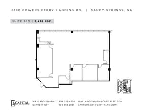 6190 Powers Ferry Landing Rd, Atlanta, GA à louer Plan d’étage– Image 1 sur 1