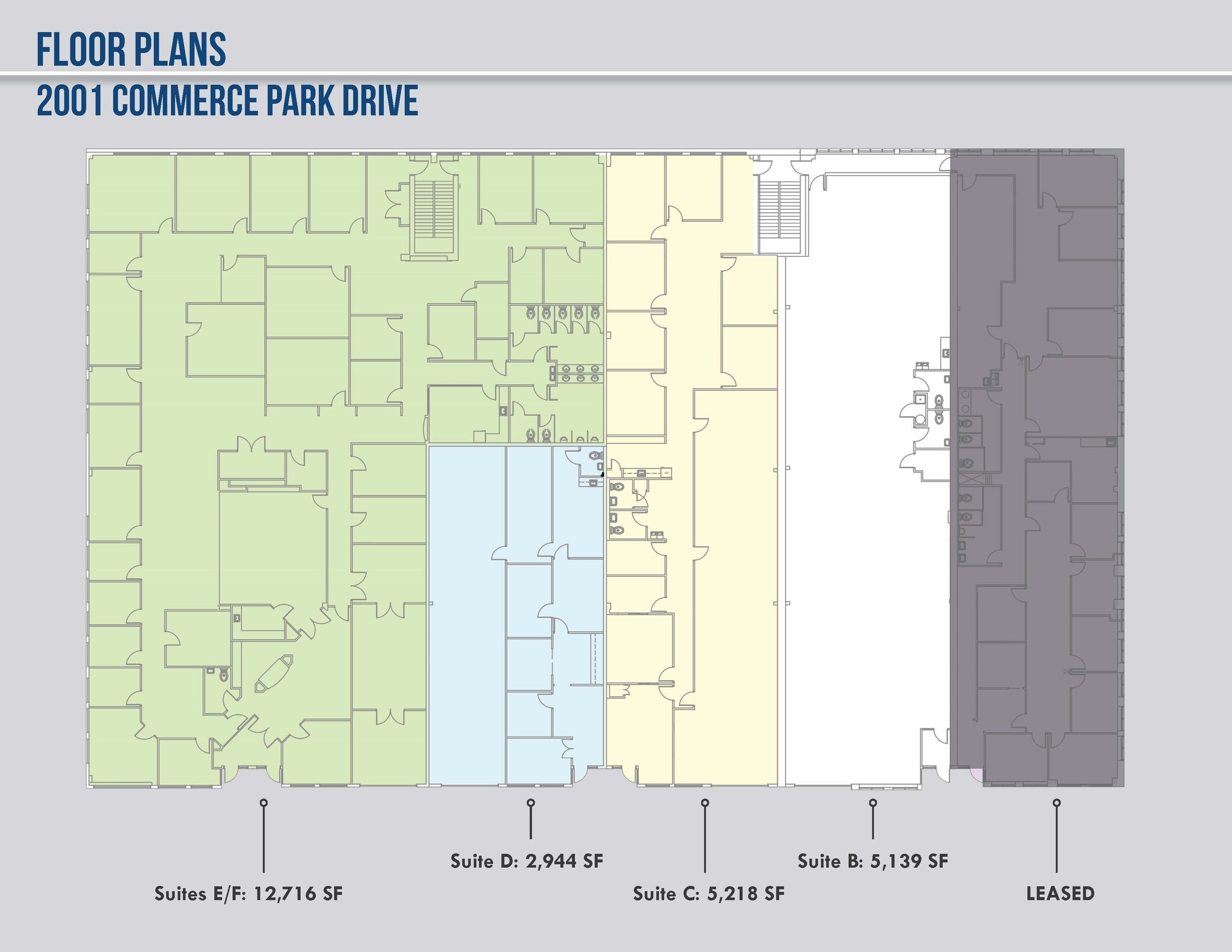 2001-2003 Commerce Park Dr, Annapolis, MD à louer Plan d’étage– Image 1 sur 6