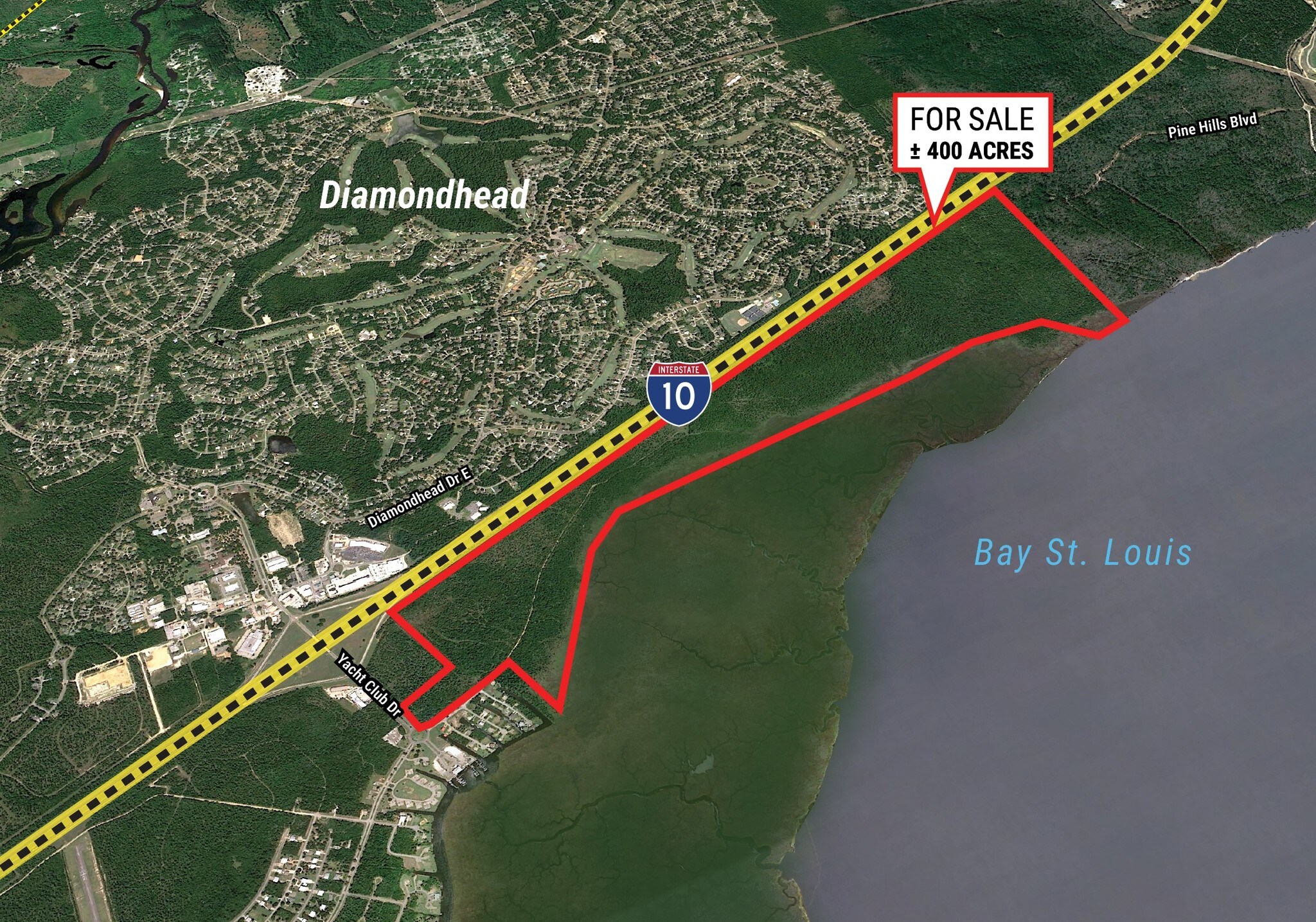 7051 Interstate 10, Diamondhead, MS à vendre Aérien– Image 1 sur 8