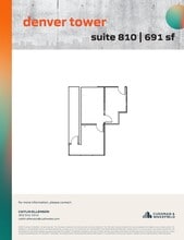 1905 Sherman St, Denver, CO à louer Plan d’étage– Image 1 sur 1