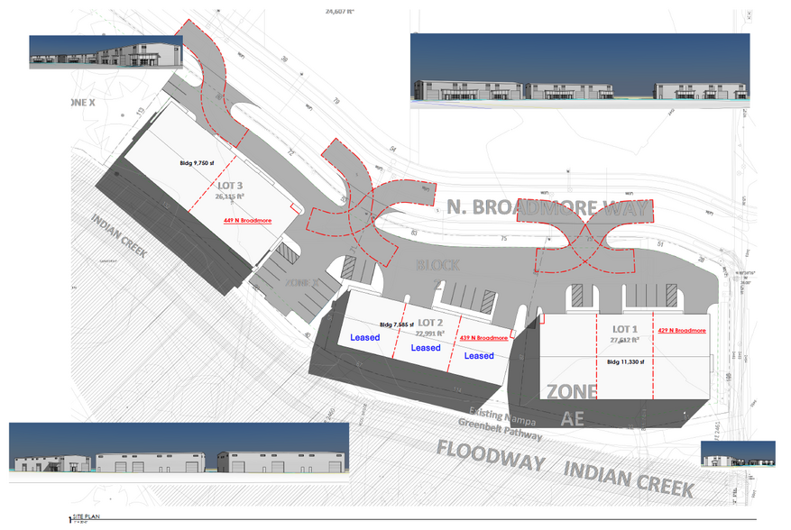 439 N Broadmore Way, Nampa, ID à louer - Plan de site – Image 1 sur 16