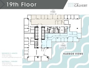 111 S Calvert St, Baltimore, MD à louer Plan d’étage– Image 1 sur 1