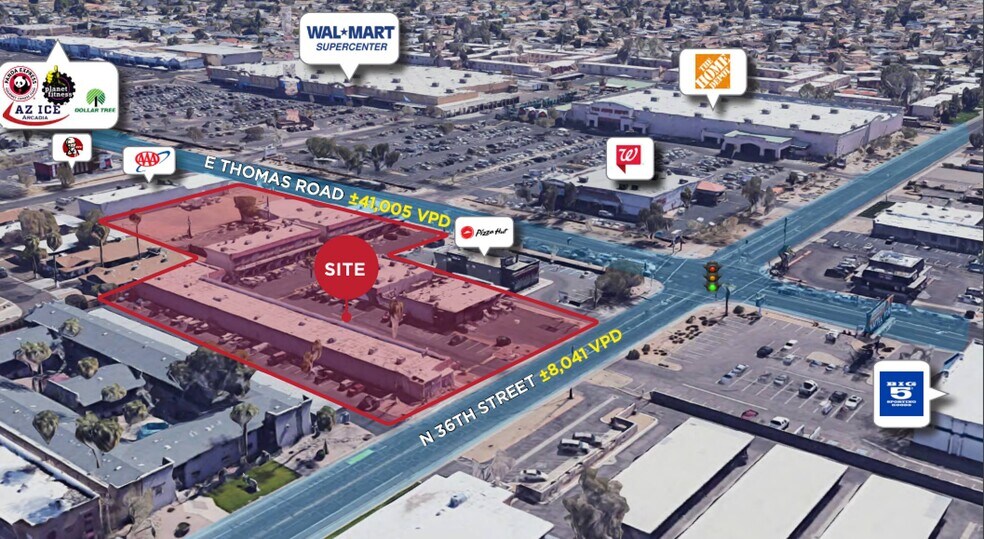 3620 E Thomas Rd, Phoenix, AZ à louer - Photo de l’immeuble – Image 3 sur 28