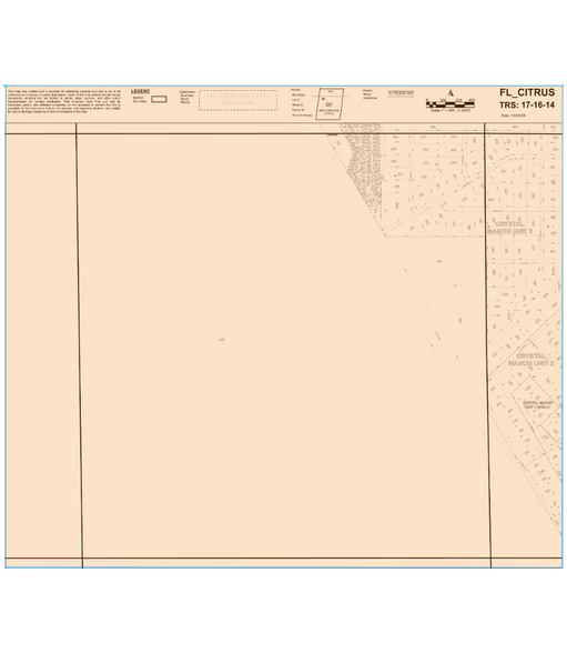 9549 N Suncoast Blvd, Crystal River, FL à vendre - Plan cadastral – Image 2 sur 2