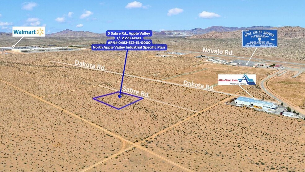 Sabre Rd, Apple Valley, CA à vendre - Photo de l’immeuble – Image 1 sur 4