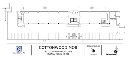 1110 Cottonwood Ln, Irving, TX à louer Plan d’étage– Image 1 sur 1